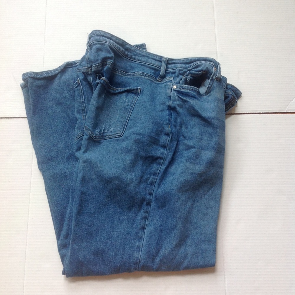 Wonderly Denim Jeans Wide Legs Plus